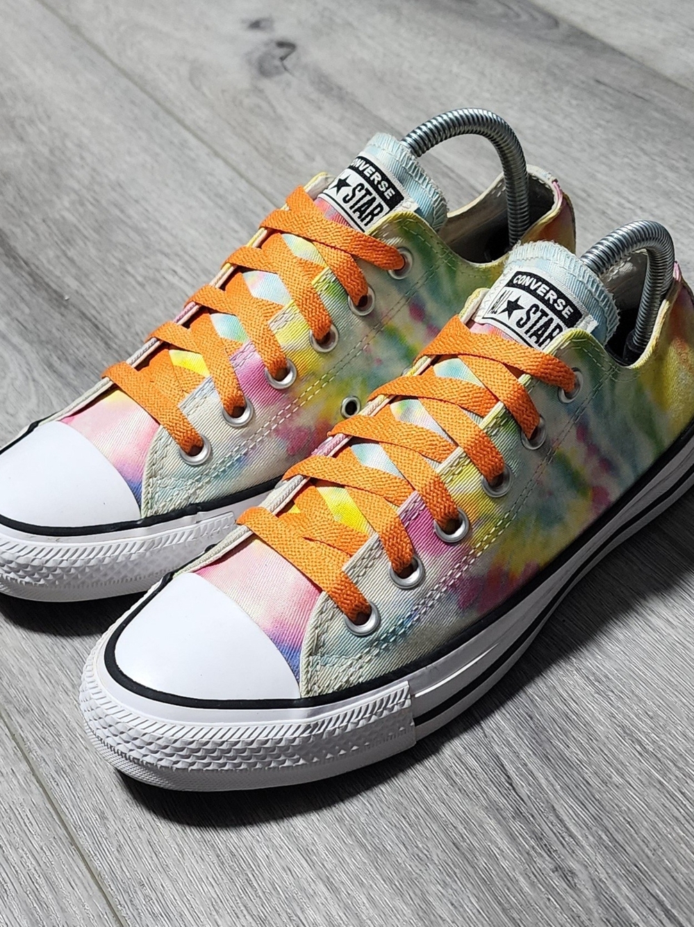 Converse Chuck Taylor All Star Low Top Water Color Tie-dye Sneakers Womens 8 - Picture 1 of 8